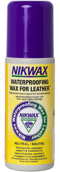 Nikwax waterproofing for leather.