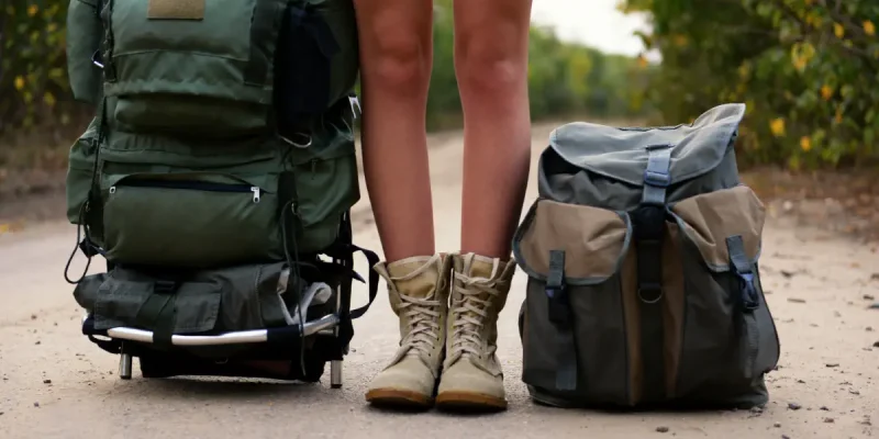 comparing a hiking pack vs a travel pack